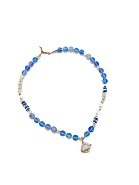 İştar Doğal Taş Kolye (mavi)