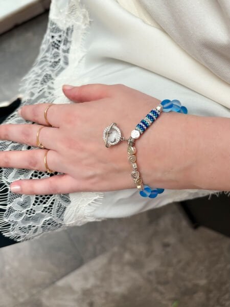 İştar Doğal Taş Bileklik (Mavi)