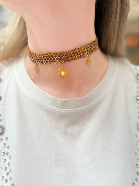 Tila Choker Charm Kolye